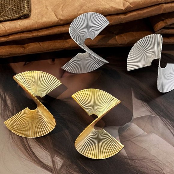 Earrings Women Spiral Knot Bohemian Hoop Drop Cute Trendy Jewelry - Picture 3 of 10